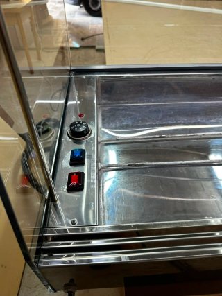 Vitrina Caliente Acero Inox Profesional