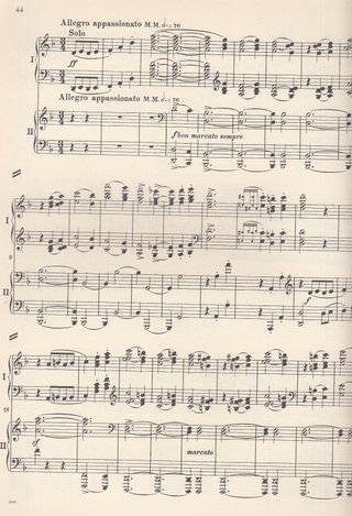 Brahms. Concerto No 2. Op 83. Para 2 Pianos (orq.)