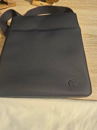 Borsa a tracolla uomo Lacoste blu navy