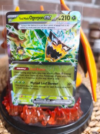 Carta Pokémon Teal Mask Ogerpon EX ingles