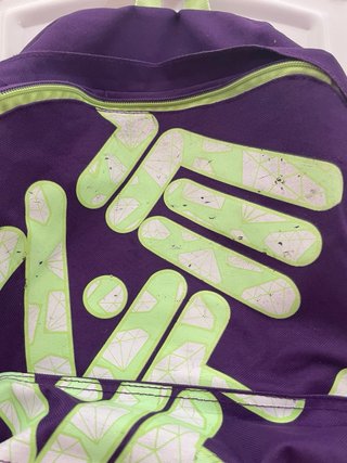 Mochila Morada y Verde Años 90