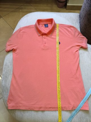 Polo Club corallo con logo