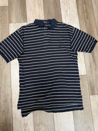 Polo Ralph Lauren Vintage a Rayas Azul Marino