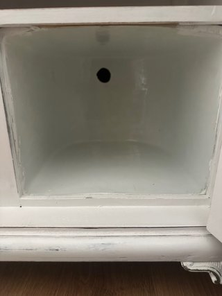 Conjunto 2 mesitas de noche madera restaurada