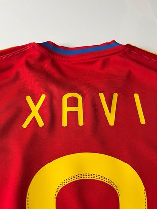 Camiseta Adidas España Mundial 2010 Xavi Talla L