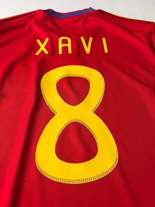 Camiseta Adidas España Mundial 2010 Xavi Talla L