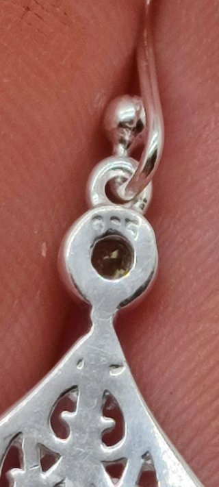 Pendientes de Plata y Olivino.