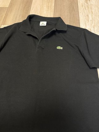 Polo Lacoste Clásico Negro Talla 5 (L/XL)