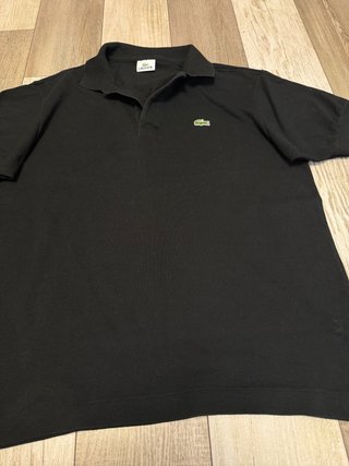 Polo Lacoste Clásico Negro Talla 5 (L/XL)