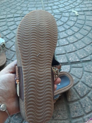 Infradito donna 37 con decorazioni