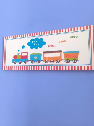 Cuadro infantil tren It's a Boy