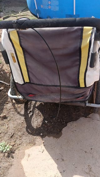 Carrello bici per 2 bambini