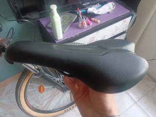 Sillín Rockrider Btwin Confort Plus