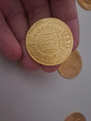 Lote de 6 Monedas de oro originales.