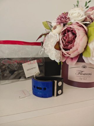 Pulsera Calvin Klein Cassette Azul y Negra