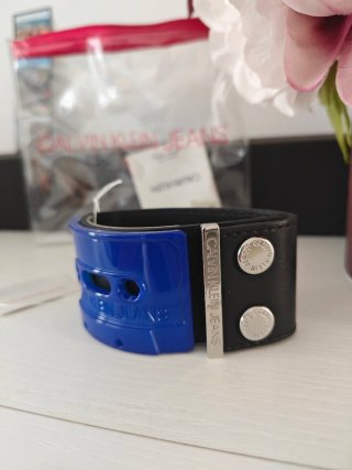 Pulsera Calvin Klein Cassette Azul y Negra
