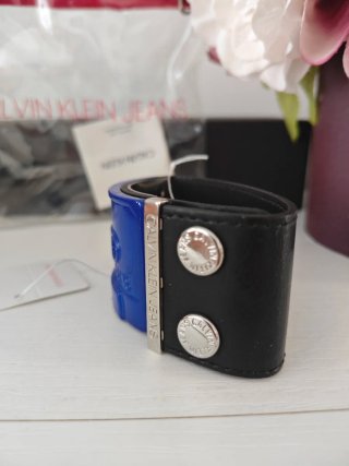 Pulsera Calvin Klein Cassette Azul y Negra