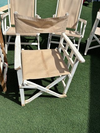 Conjunto Sillas y Hamacas Madera Beige