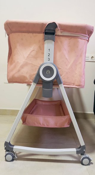 Cuna colecho ALYIKOU rosa ajustable