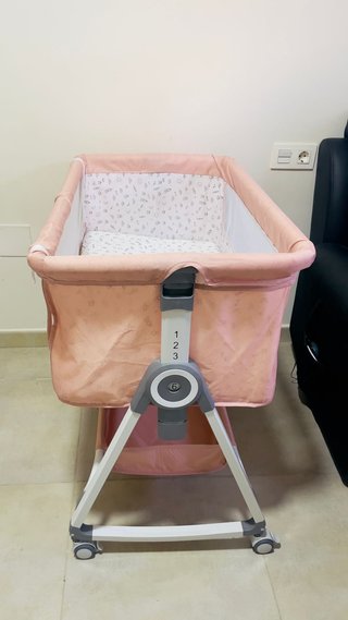 Cuna colecho ALYIKOU rosa ajustable