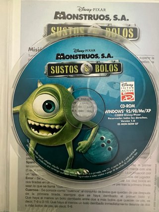 Pack2 Juegos PC Disney Monstruos S.A. RetroVintage