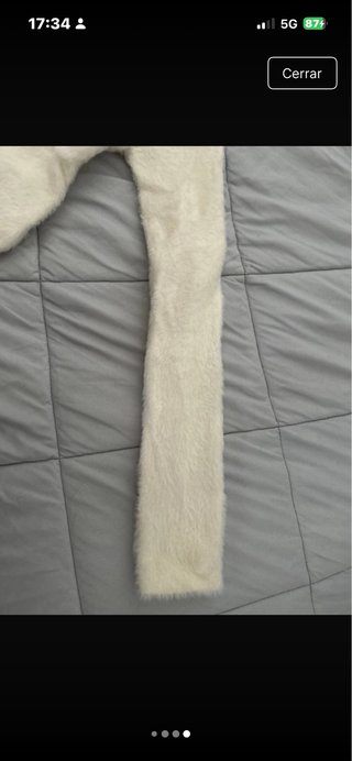 Jersey pelo beige talla S