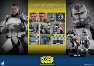 Hot Toys Star Wars Comandante Wolffe