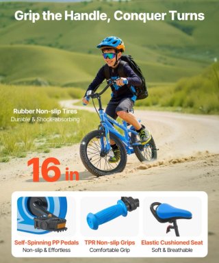 VEVOR Bicicleta Infantil de estilo BMX
