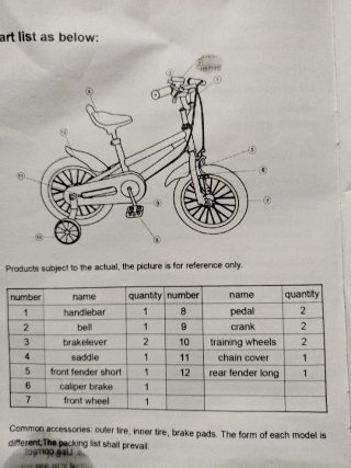 VEVOR Bicicleta Infantil de estilo BMX