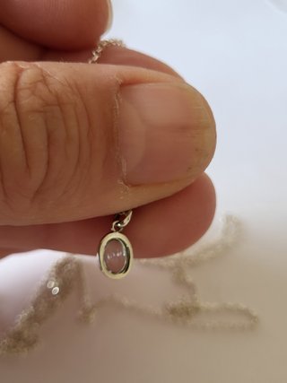 Colgante Aguamarina Natural Plata 925