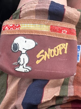 Bolsito snoopy cremallera