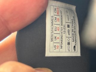 Zapatillas The North Face Negras y Blancas Sin uso