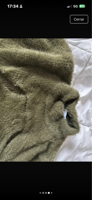 Jersey pelo suave verde oliva