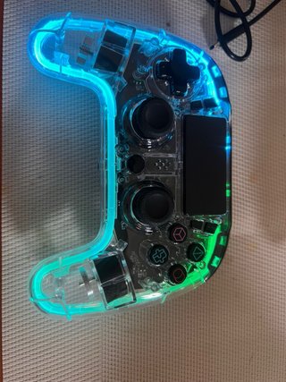 Mando PS4 Snake Inalámbrico Transparente