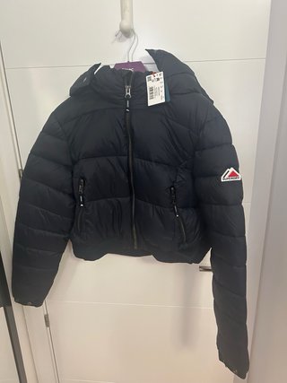 Chaqueta Superdry ETIQUETA azul marino