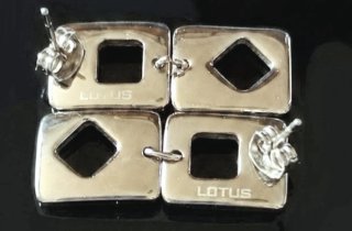 Conjunto Lotus acero inoxidable Pulsera y Pendient