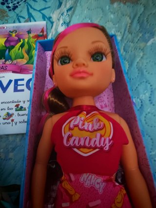 Muñeca Nancy Pink Candy + Accesorios nueva.