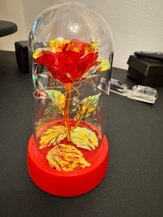 Rosa LED Decorativa Cúpula Nueva