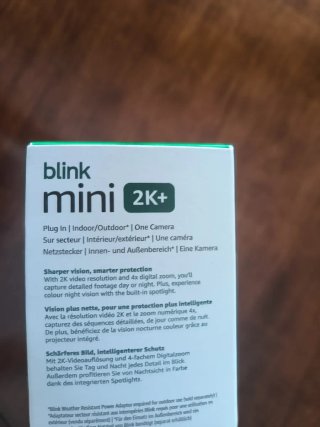 Telecamera Blink Mini 2K+ Nuova