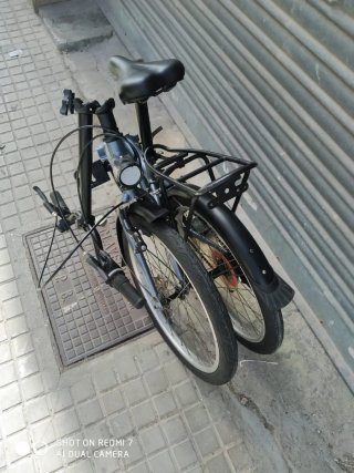 Bici aluminio plegable B'Twin tiilt 120