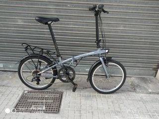 Bici aluminio plegable B'Twin tiilt 120