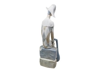 Figura de Porcelanas Lladró "Arlequín Triste".