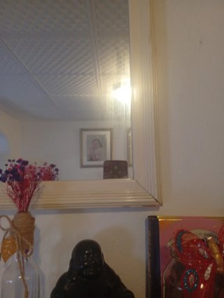 Espejo decorativo madera y cristal
