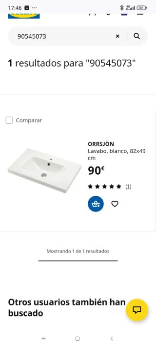 Mueble de baño IKEA ÄNGSJÖN roble