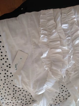 Vestido blanco y negro Talla 40-42