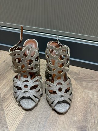 Sandalias fiesta tacón Marypaz mujer talla 38