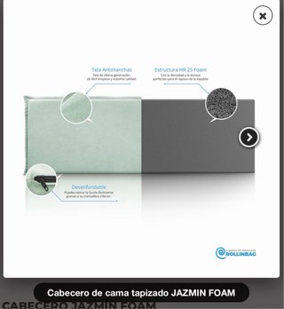 Cabecero Cama 150cm Tapizado