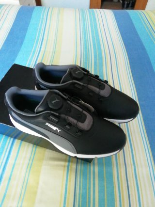 Zapatos Golf Puma Drive Fusion Disc Negro/Gris