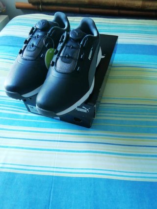 Zapatos Golf Puma Drive Fusion Disc Negro/Gris