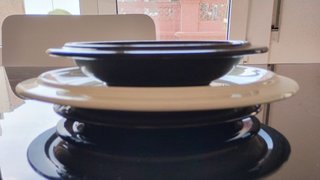 Juego de vajilla de porcelana de 18 piezas